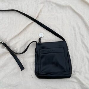 Nine West Black Leather Shoulder Bag